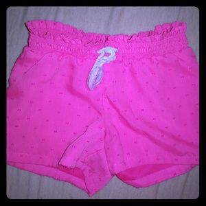 GIRLS HOT PINK SHORTS SIZE 6